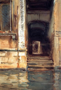 Vénitien Doorway John Singer Sargent Venise Peinture à l'huile